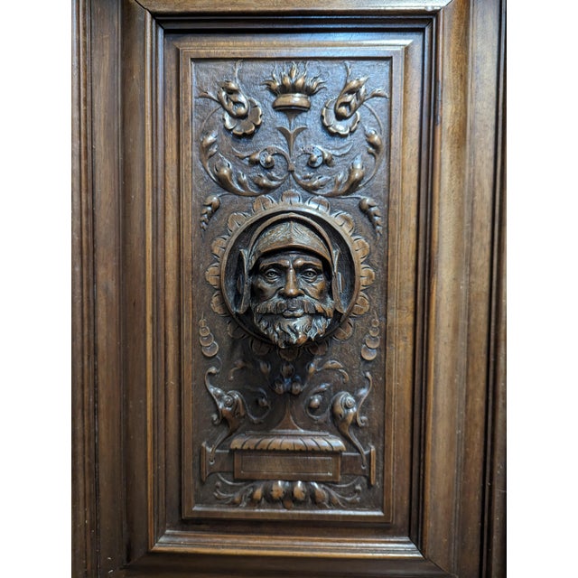 Renaissance Style Buffet in Walnut For Sale - Image 13 of 18
