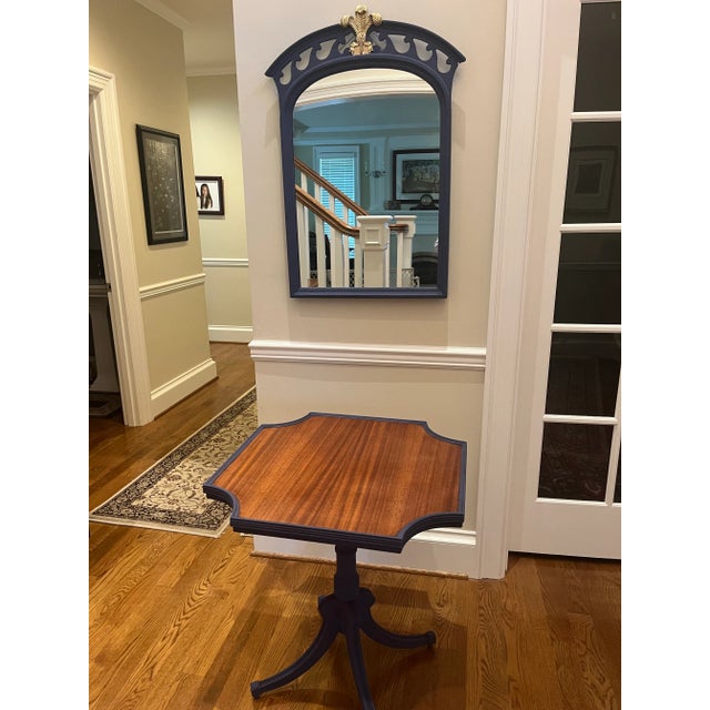 1940s Accent End Lamp Entry Hall Table Vintage For Sale - Image 5 of 5