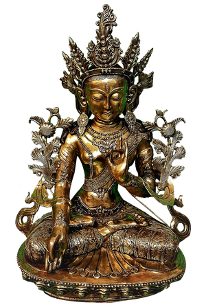 Tibetan Buddha Sculpture, 18th-Century, Bronze