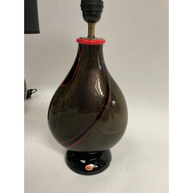 The shades are not provided, measurements given without lampshade This piece has an attribution mark, I am sure that it is...