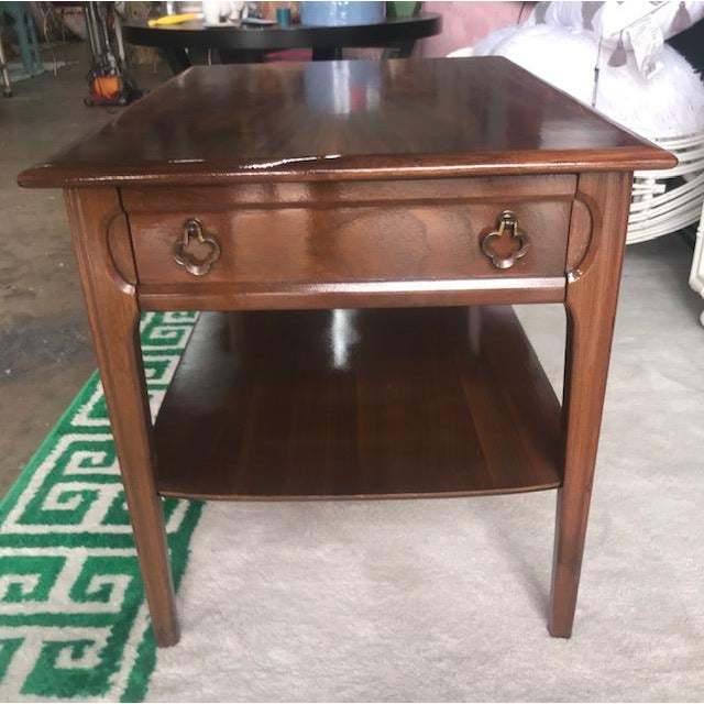 MidCentury Modern Mersman Walnut End Table Chairish