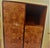 Wood Italian Art Nouveau Rationalist Birch Burl Wardrobe with Bronze Handles in the style of Gaetano Borsani, 1936 For Sale - Image 7 of 8