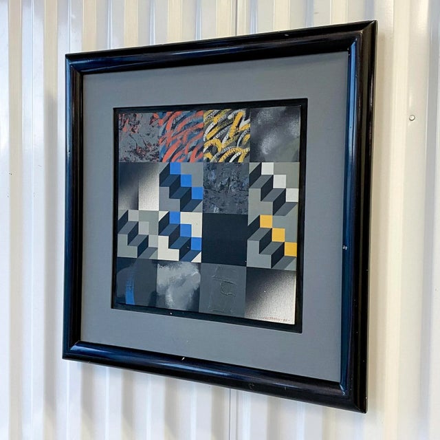 Contemporary Postmodern Original Jorge Casteran (Uruguayan, 1944-2016) Painting For Sale - Image 3 of 13