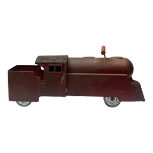 Antique Early American Locomotive Train Pull Toy