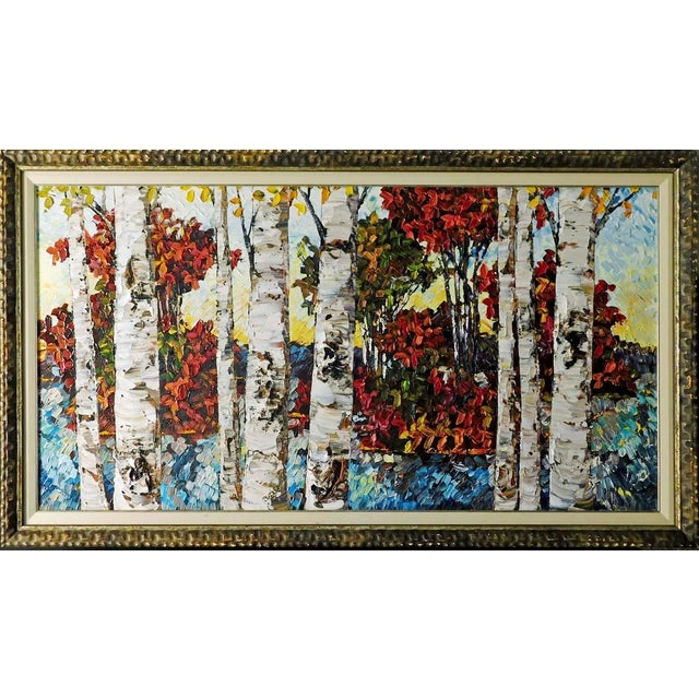 Maya Eventov Brilliance of the Day, Original Acrylic Canvas H.Signed, Framed For Sale