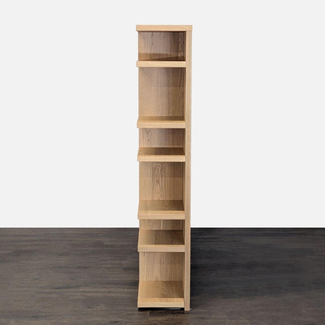 Modern West Elm Wallace Modern Wooden Bookshelf With Open Shelving Design For Sale - Image 3 of 7