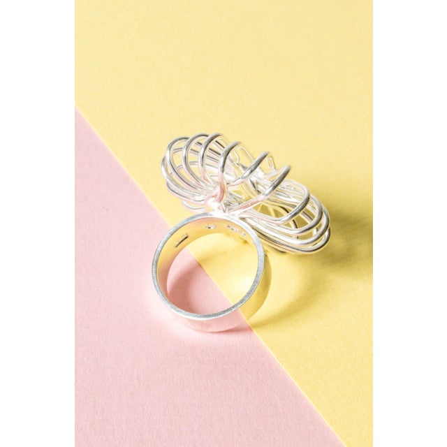 1960s Vintage Silver Ring from Anders Högberg, 1969 For Sale - Image 5 of 8