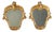 Mirrors with Carved Gilt Frames, Set of 2 For Sale