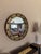 Hollywood Regency Vintage Convex Federalist Bullseye Mirror For Sale - Image 3 of 10