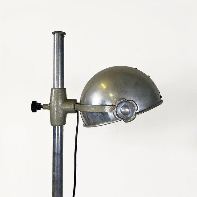 German Floor Lamp in Metal and Steel from Hanau, 1930s For Sale - Image 11 of 18