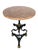 Pair of Iron and Brass Drink Tables With Polished Rojo Marble Tops For Sale - Image 4 of 16