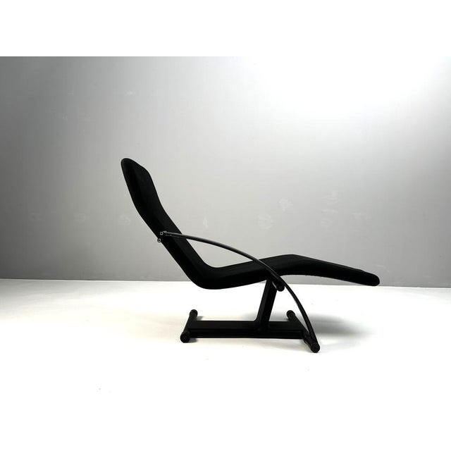 Black Flexa Lounge Chair by Adriano Piazzesi for Arketipo, 1987 For Sale - Image 8 of 11