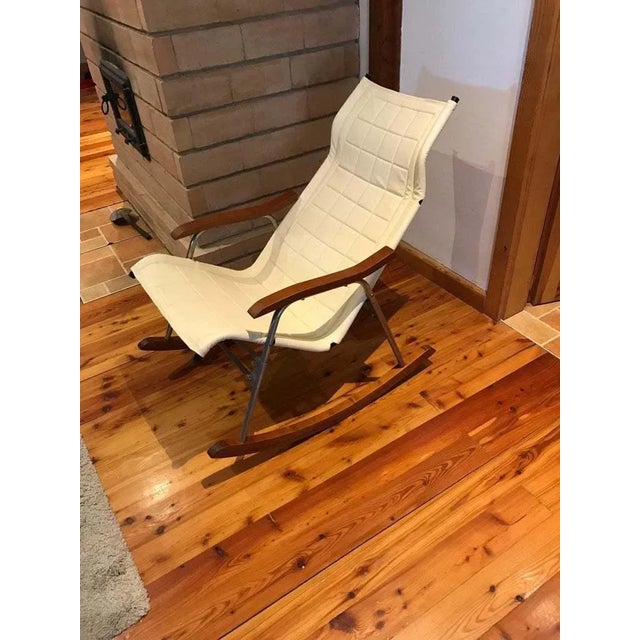 Mid-Century Japanese Rocking Chair by Takeshi Nii For Sale - Image 10 of 10
