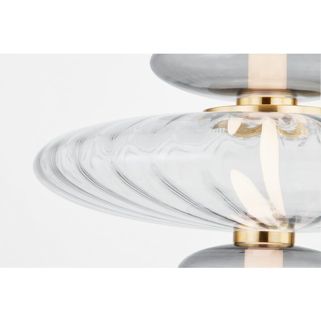 Hudson Valley Lighting Hudson Valley Lighting Williams 19 in. 1 Light Pendant in Aged Brass Finish For Sale - Image 4 of 6