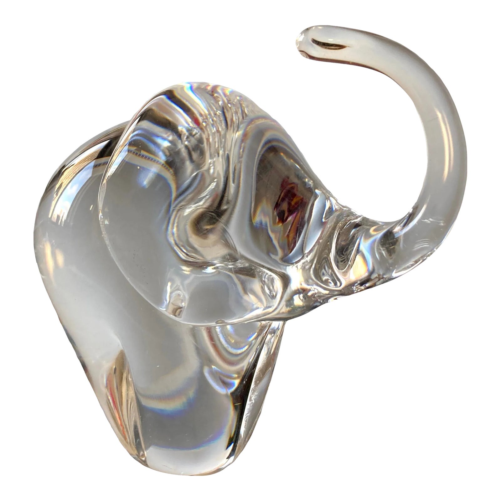 Vintage Rosenthal Crystal Elephant Chairish