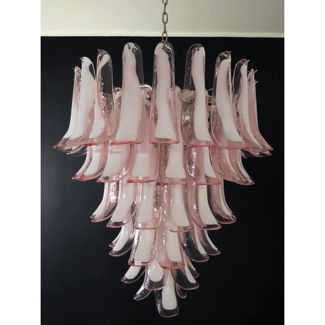 Vintage Italian Murano Chandelier in the style of Mazzega, 1990 For Sale - Image 12 of 12