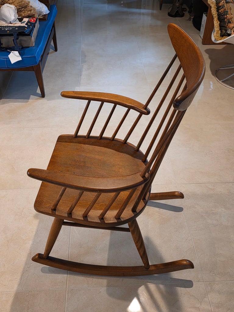 1950 Russell Wright for Conant Ball Rocking Chair | Chairish