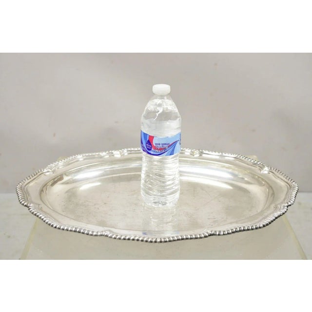 Antique Tiffany & Co. Makers Silver Soldered Oval Vegetable Serving Dish Silver Plate For Sale - Image 9 of 10