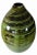 Large Ceramic Vase - Green Glaze For Sale