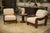 Brutalist Armchairs in Wood and Ecru Bouclé, 1970s, Set of 2 For Sale - Image 3 of 13