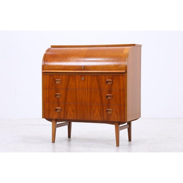 Mid-Century Secretary Writing Desk For Sale - Image 4 of 18
