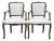 Late 20th Century French Louis XV Fauteuil Armchairs - A Pair For Sale