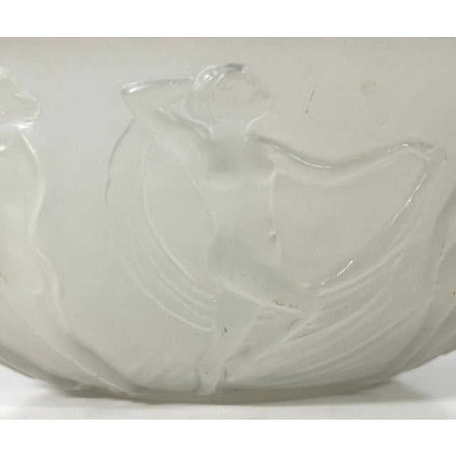 Rare & Original Consolidated Glass Dance of the Nudes Bowl for your consideration. The bowl measures approx. 8 3/4 inches...