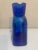 Blenko Blue Glass Water Bottle - Double Spout Pitcher Vase For Sale In Philadelphia - Image 6 of 8