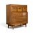 Mid-Century Modern Merton Gershun for American of Martinsville Dania Vintage Mid Century Modern Highboy Dresser C. 1960s For Sale - Image 3 of 14