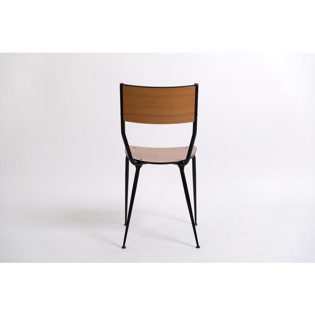 Mid-Century Modern Dining Chairs by Salvarani, Italy, 1950s, Set of 4 For Sale - Image 13 of 18