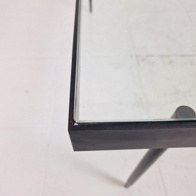 G4A Coffee Table in Steel and Glass from Janni van Pelt, Netherlands, 1958 For Sale - Image 15 of 17