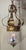 Gold Vintage Gilt Metal Crown Bell Glass Pendant Chandelier Lantern For Sale - Image 8 of 9