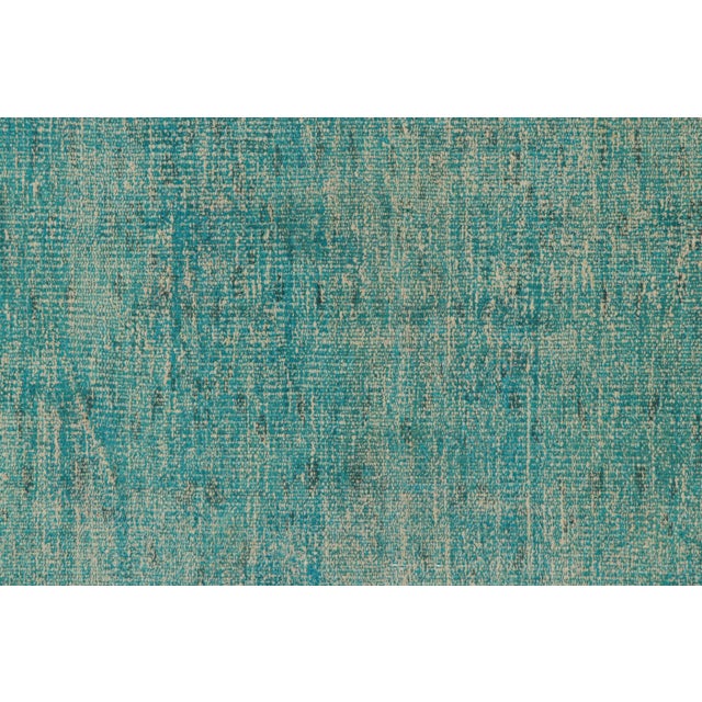 Traditional Vintage Turkish Rug in Blue Distressed Pattern, From Rug & Kilim For Sale - Image 3 of 7