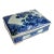 18th Century Blue and White Porcelain Box For Sale
