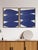 "Affirmations in Blue No. 1" by Nicolette Capuano Set of Two Canvas Titles: "Purpose", "Limitless" Positive affirmations...