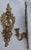 Shabby Chic Vintage 1962 Burwood Products Co. Matched Pair Gold Rococo Wall Candle Sconces — Hollywood Regency, Made in Usa For Sale - Image 3 of 13