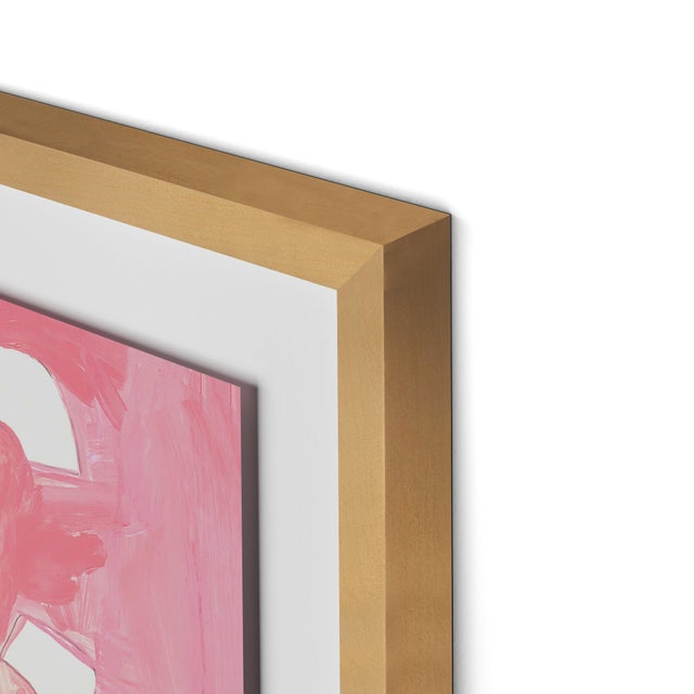 DESCRIPTION: Resting Chic Face by Virginia Chamlee in Gold Frame, Medium Art Print SPECIFICATIONS: Type: Giclée Art Print...