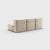 Contemporary Curt Modular Set Flexible Three-Seater Sofa by Ambivalenz, Set of 6 For Sale - Image 3 of 5