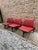 Exceptional Rare 1950s Three-Legged Triangular Low-Profile Benches/Chairs after John Keal for Brown Saltman. These...