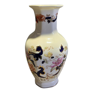 Vintage MCM Mason’s Patent Ironstone Mandalay Hand Painted Vase