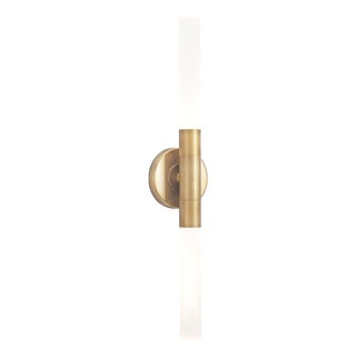 Wick Hilo Sconce, Natural Brass For Sale