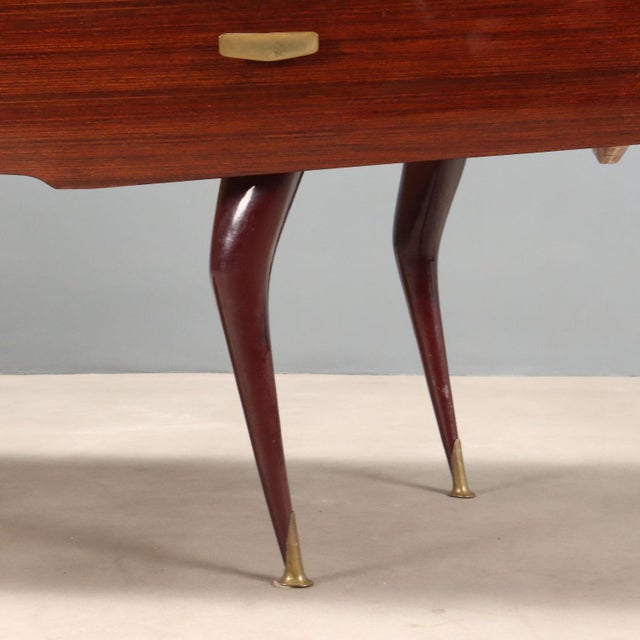 Brown Vintage Chest of Drawers, 1960s For Sale - Image 8 of 13