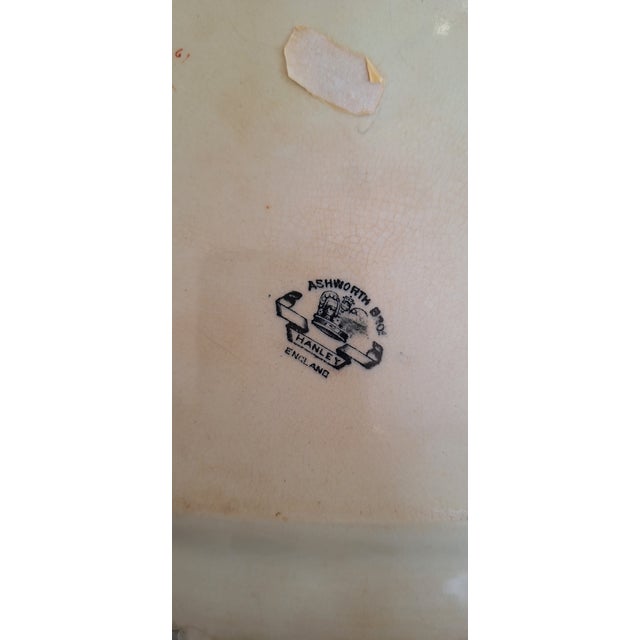 Antique Ashworth Brothers Hanley England 13" Serving Platter For Sale - Image 11 of 11