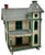 Nice Antique American Hand Made & Painted Wood Folk Art Victorian Style Birdhouse - 18 Inches Tall - Circa Early 1900s For Sale - Image 10 of 18