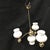 Gilt Chrome and Glass Chandelier, 1970s For Sale - Image 3 of 18