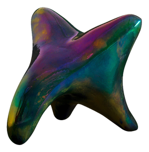 Mosquito Magenta Green of the Neo Habitat Sculptural Object by Caspi Ceramics Nl