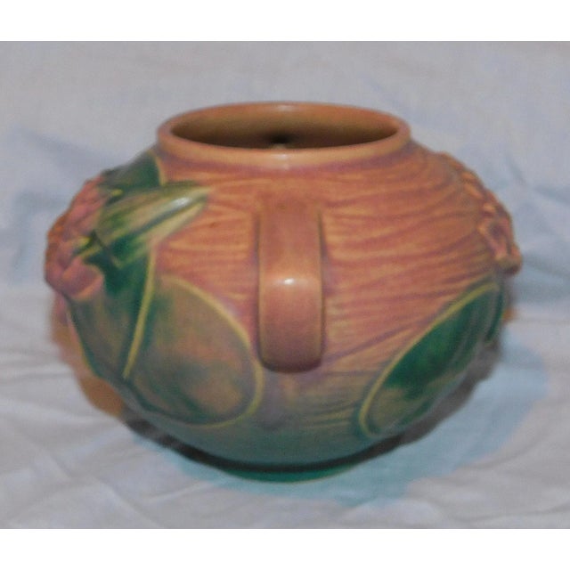 Roseville Pottery 1930s Roseville Water Lily Vase For Sale - Image 4 of 8
