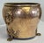 Vintage hammered brass tripod footed jardiniere/planter. This fine hand crafted bucket is well made with a lovely hand...