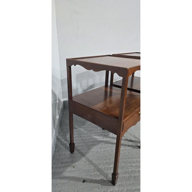 Regency Bedside Lamp Tables, 1920s, Set of 2 For Sale - Image 9 of 11