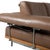 Model 24/7 Corner Sofa and Ottoman in Brown Leather, Wood and Chrome from Joop, Set of 2 For Sale - Image 13 of 18